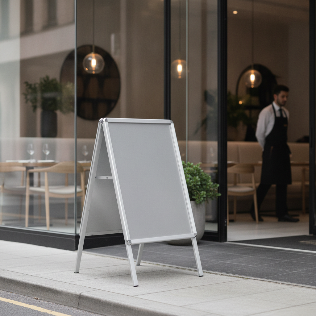Aluminium A2 Clip Frame Pavement Sign for Outdoor Advertising