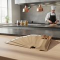 Recyclable Paper Cutlery Pouches Brown 57x1mm for Modern Foodservice (Pack of 250)
