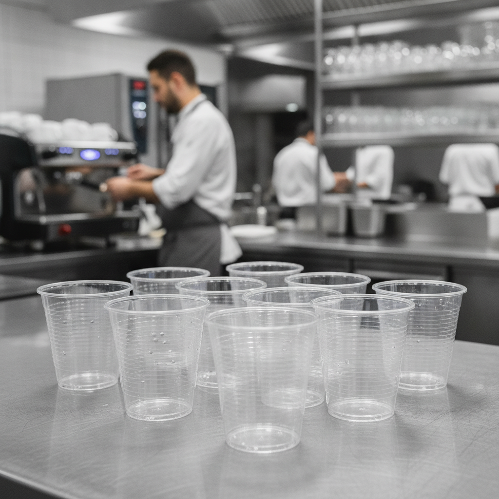 Clear Disposable Cups 200ml for On-the-Go Hydration (Pack of 2000)