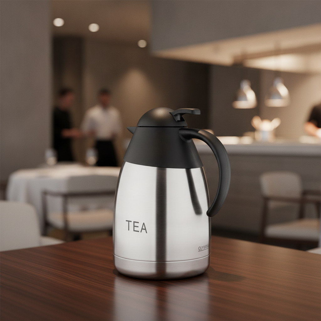 Stainless Steel Insulated Tea Jug 1.5L for Serving Beverages