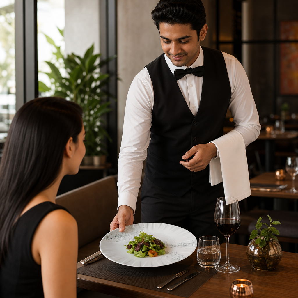 Coupe Plates 273mm Vitrified Ceramic for Dining (Pack of 6)