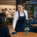 Espresso Saucers Vitrified Porcelain for Cafés & Restaurants (Pack of 12)