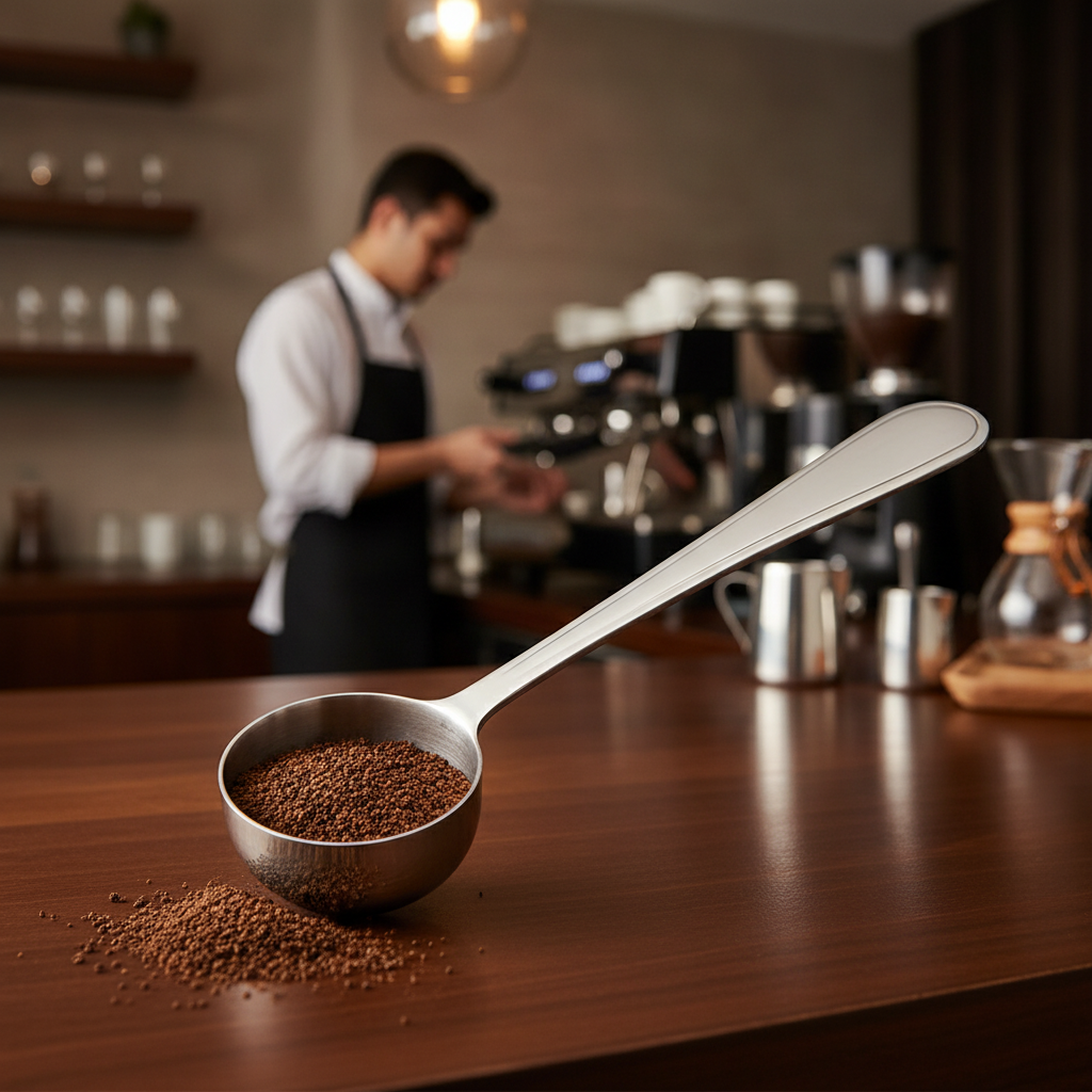 Stainless Steel Coffee Measuring Spoon 25g for Perfect Brews