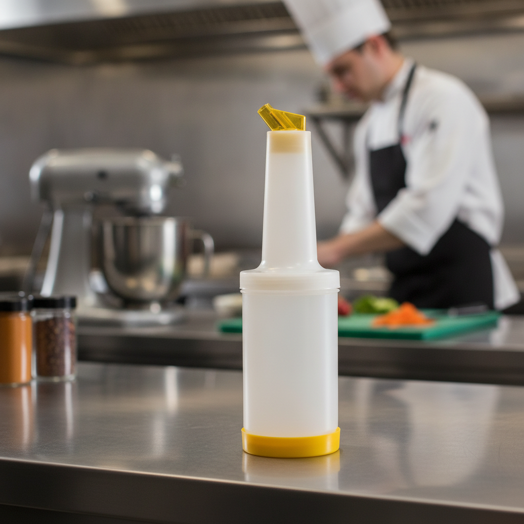 Plastic Pouring Bottle 946ml for Easy Ingredient Storage