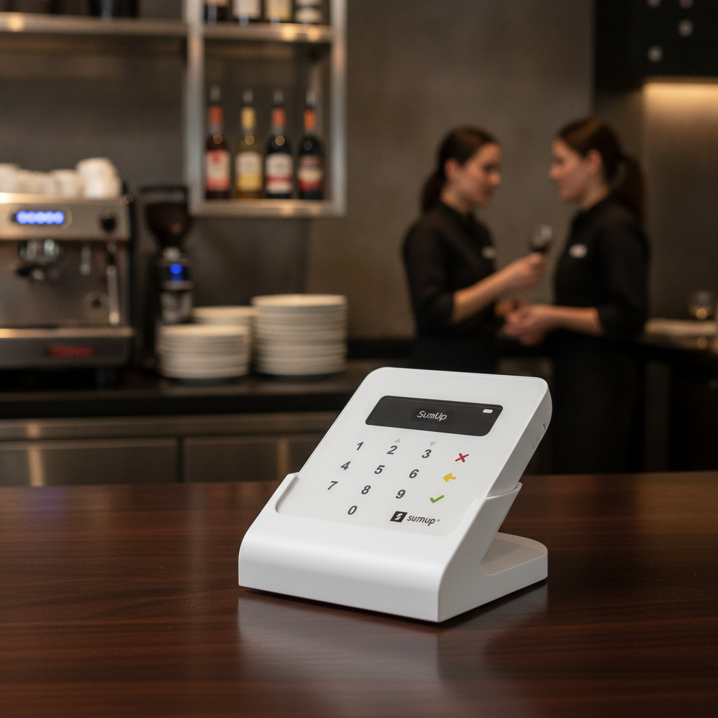 Portable Card Reader with Charging Station for Business Use