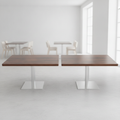 Walnut Rectangular Laminate Table Top 1200x700mm for Dining Areas (Pack of 2)
