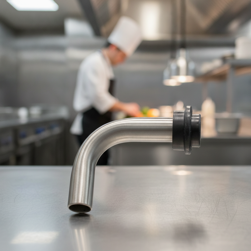 Stainless Steel Turndown Spout 12mm for Outdoor Events