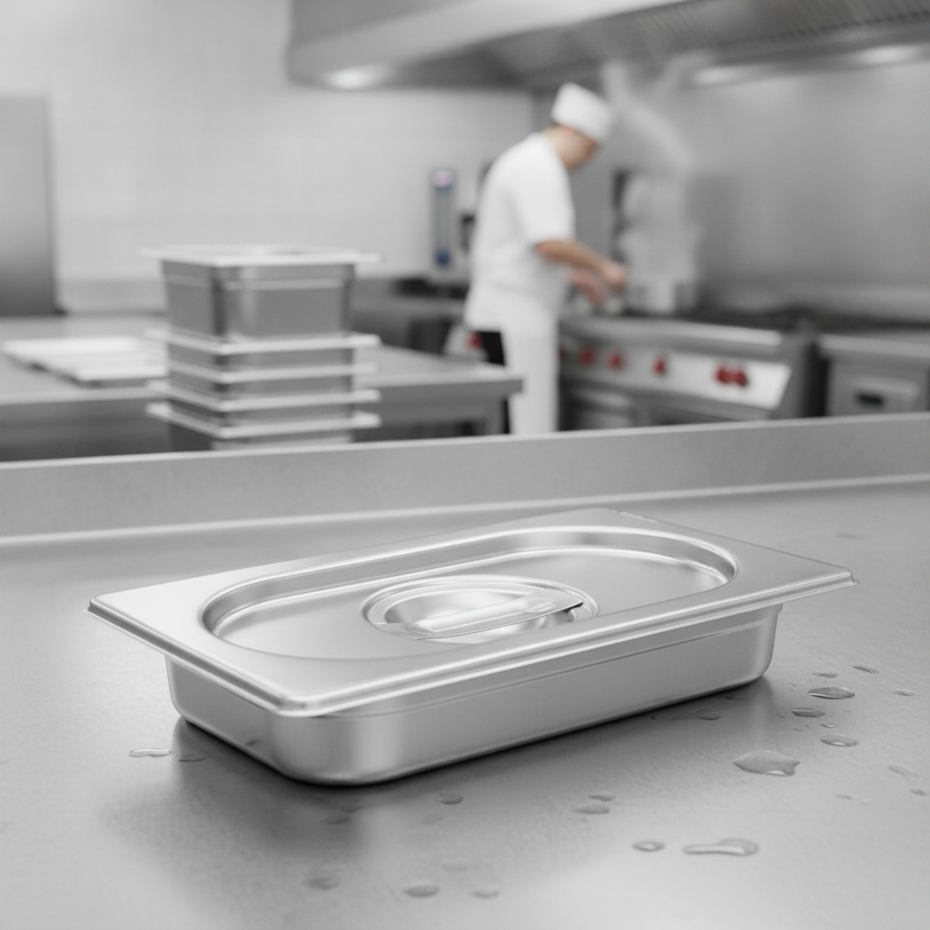 304 Stainless Steel Gastronorm Tray Lid for Commercial Catering