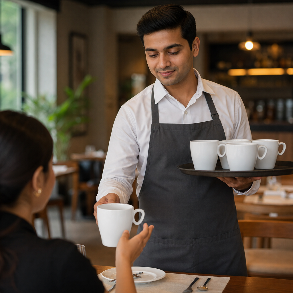 Mug Alumina 190ml Vitrified Ceramic for Casual Dining (Pack of 12)