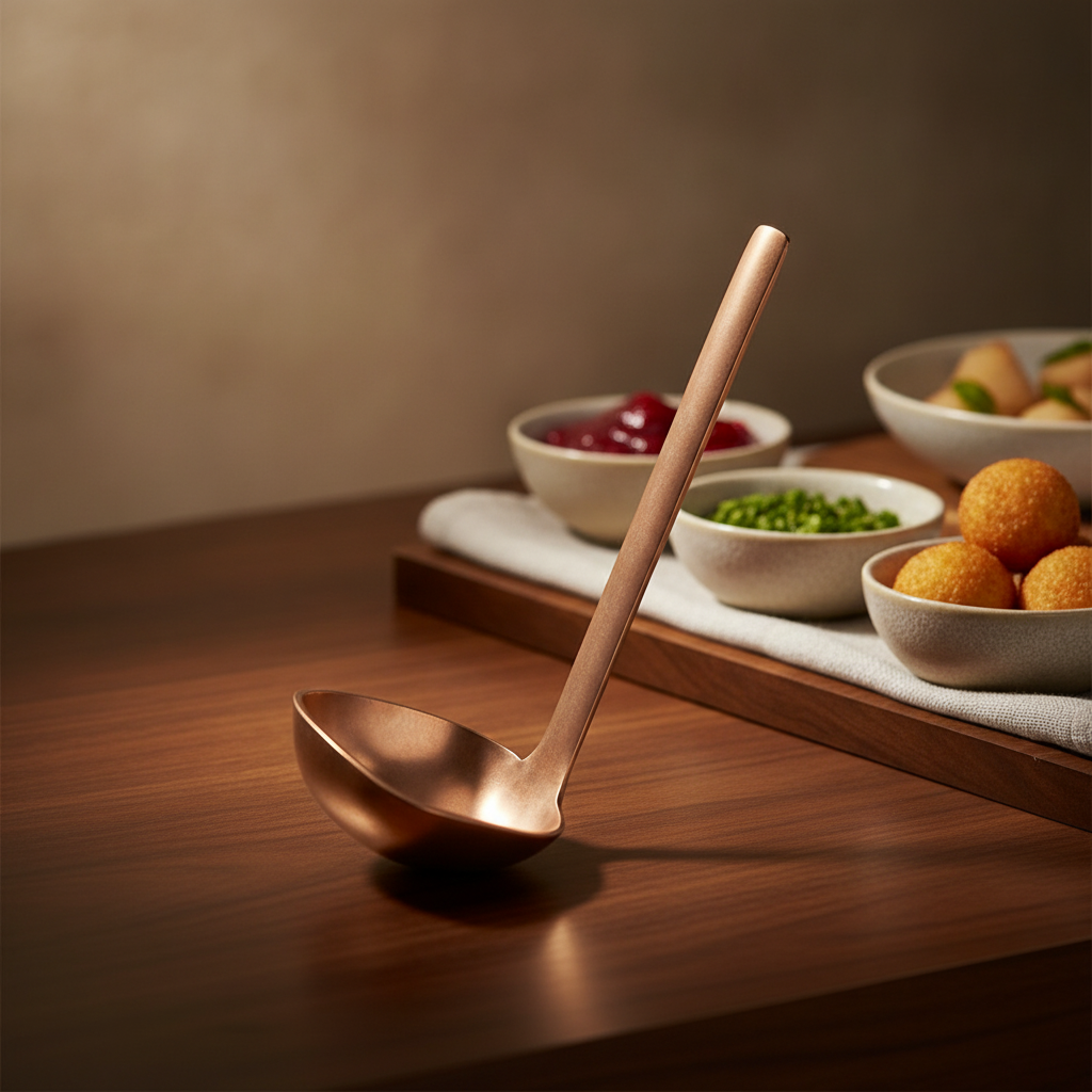 Vintage Look Stainless Steel Spoon 125mm for Buffets & Catering