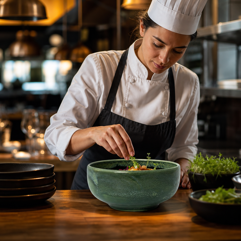 Alumina Bowls 135mm Vitrified Ceramic for All Courses (Pack of 12)