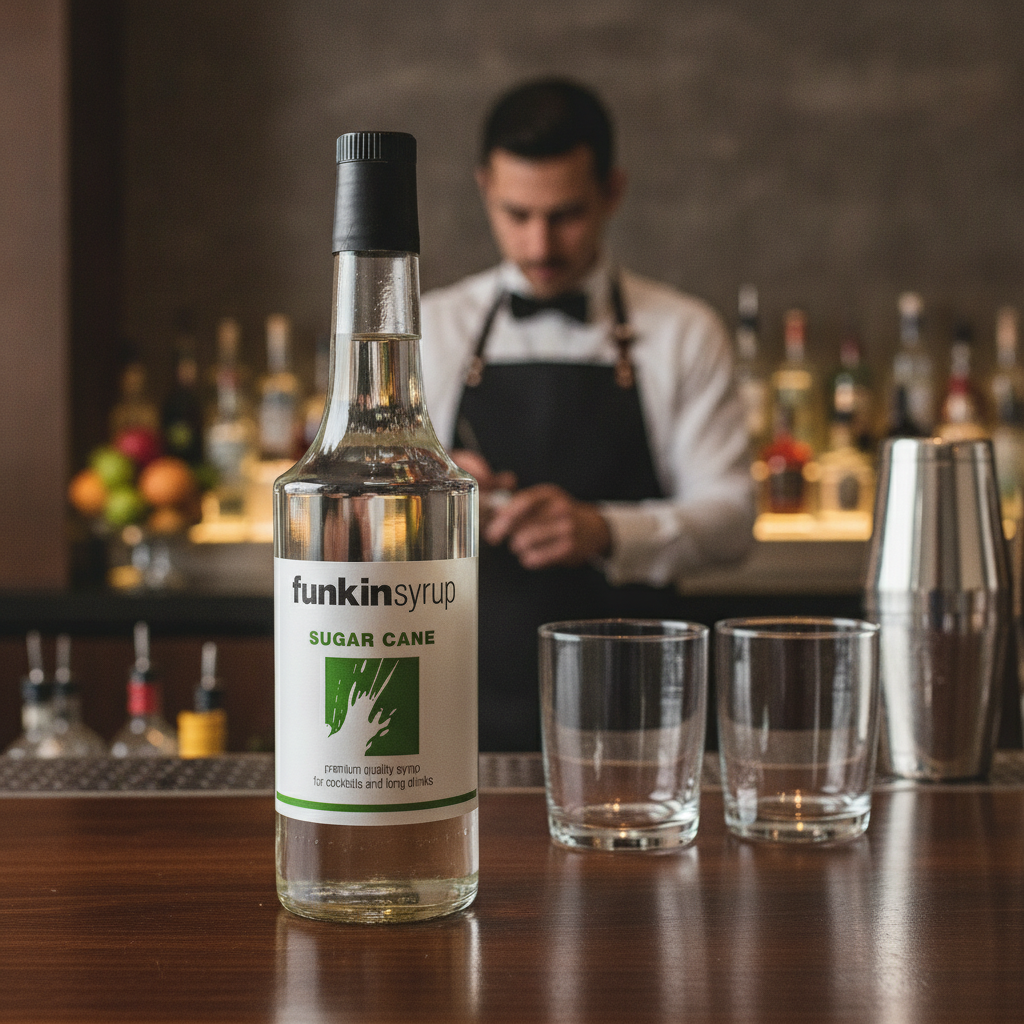 Sugar Cane Syrup 700ml for Cocktail Preparation