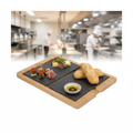 Wooden Base for Slate Platters 210x330mm for Food Presentation