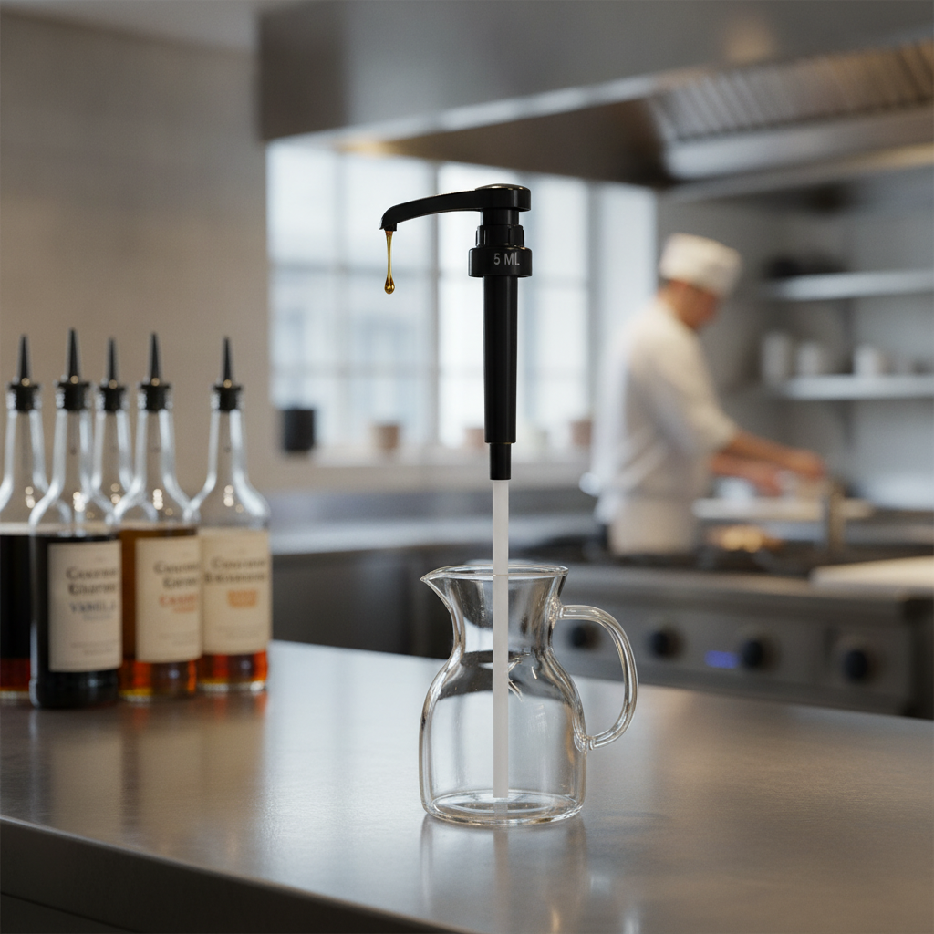 Syrup Pump Dispenser 5ml for Accurate Portion Control