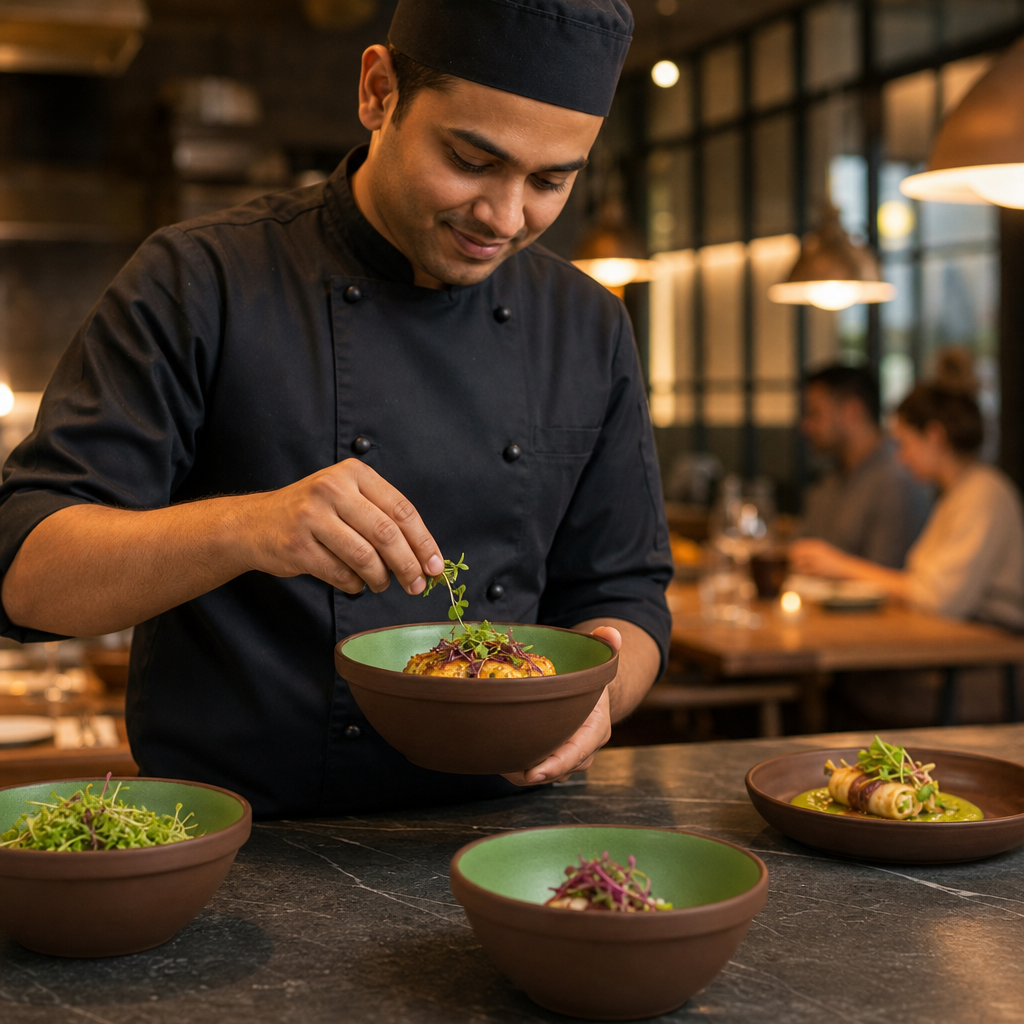 Bowls 152mm Vitrified Stoneware for Restaurant Dining (Pack of 12)