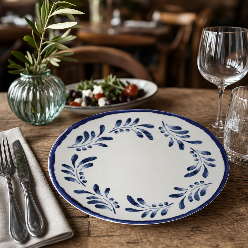 Organic Coupe Plates Inch 9 Stoneware for Eclectic Table Settings (Pack of 12)