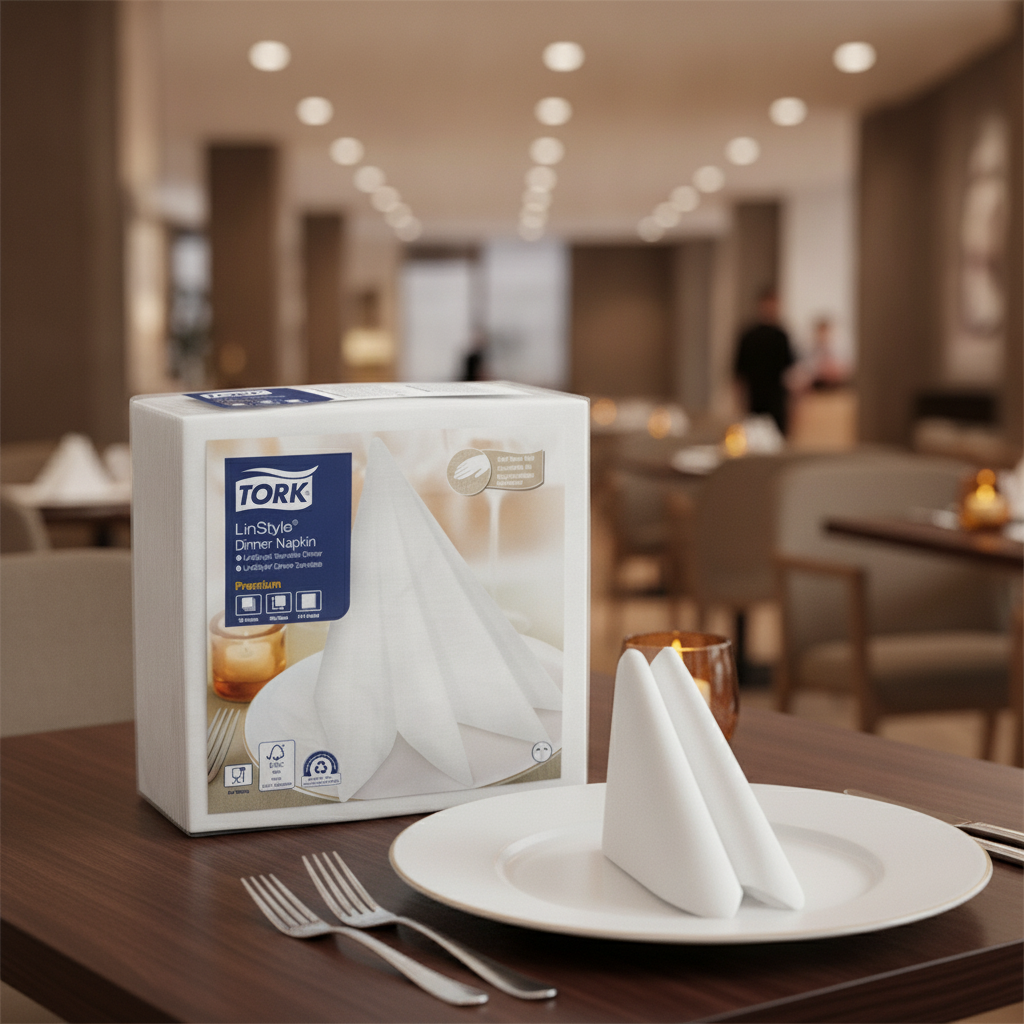 Paper Dinner Napkins 400x400mm for Upscale Dining (Pack of 14)