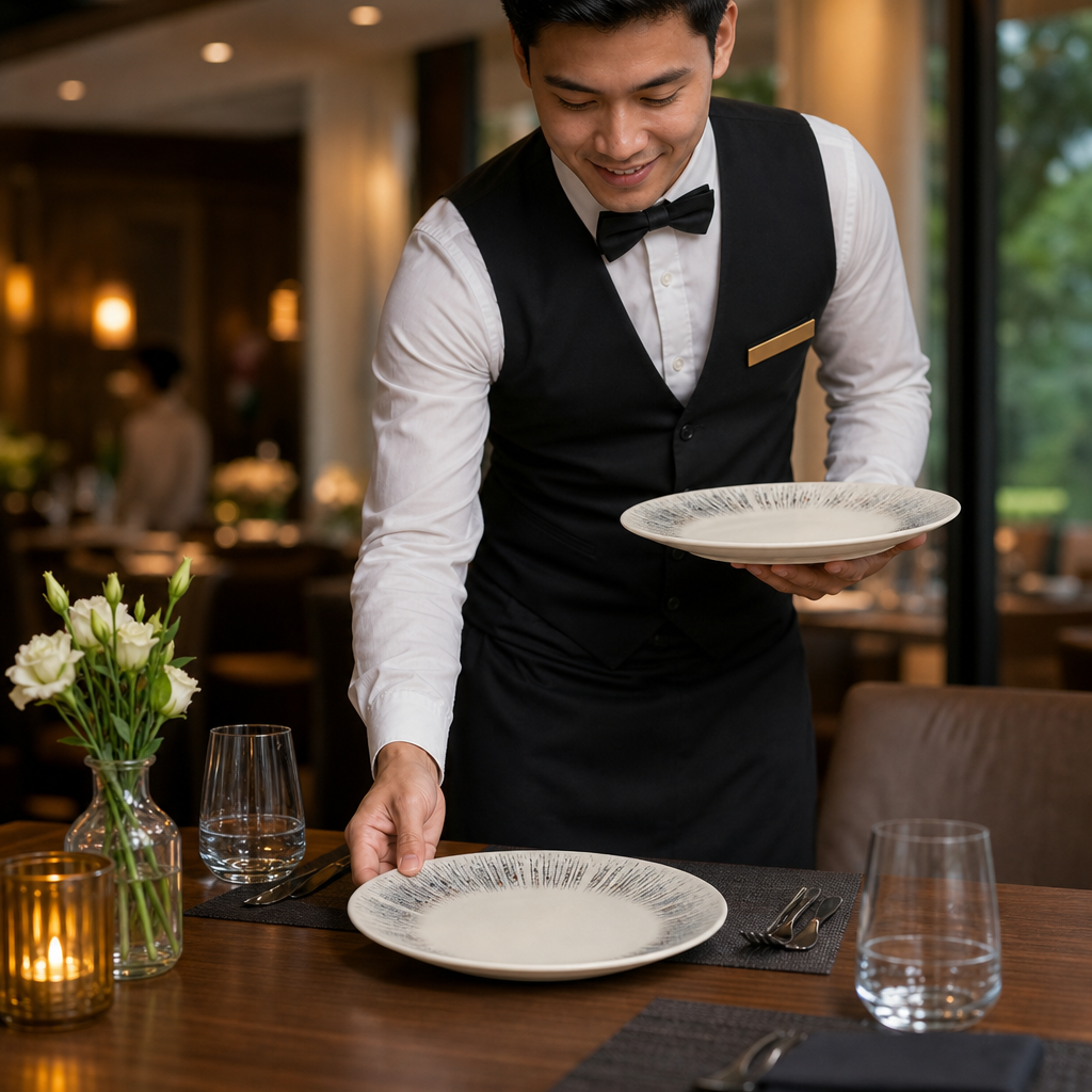 Coupe Plates 260mm Vitrified Ceramic for Everyday Service (Pack of 12)