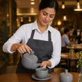 Replacement Lids for 426ml Teapots in Super Vitrified Ceramic for Beverage Service (Pack of 6)