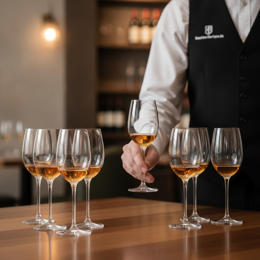 Glass Sherry Glasses 120ml for Wine Tasting (Pack of 24)