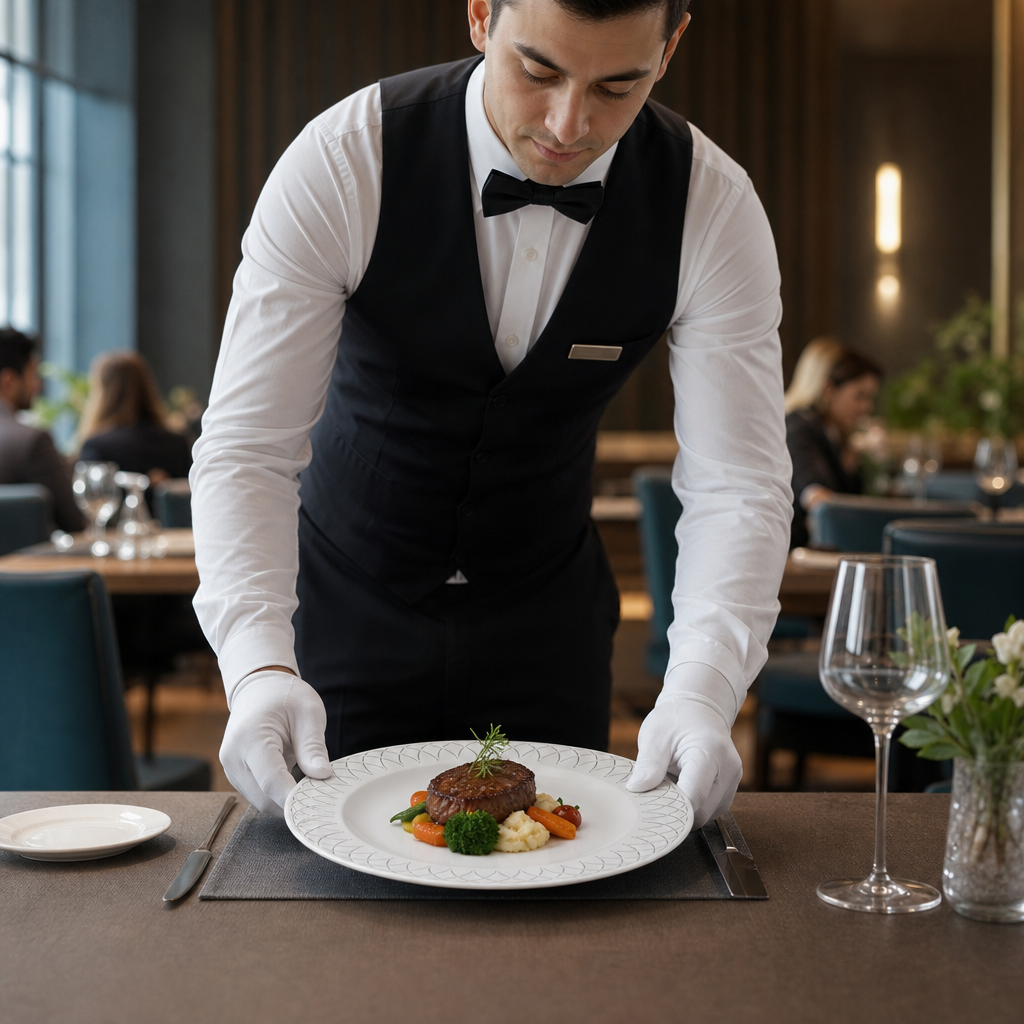 Dinner Plates 300mm Porcelain for Professional Catering (Pack of 12)