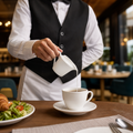 Alumina Vitrified Ceramic Handled Milk Jug 142ml for Casual Dining (Pack of 12)