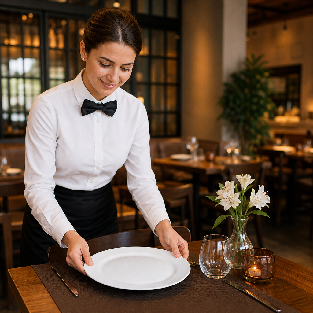 Dinner Plates 280mm Porcelain for Restaurants (Pack of 12)