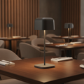 Aluminium Cordless Table Lamp 300mm for Indoor & Outdoor Use