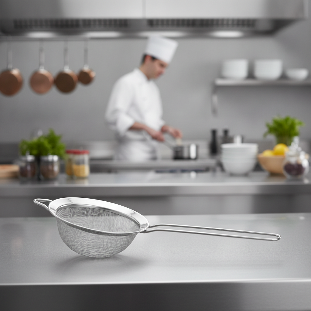 Stainless Steel Sieve 10cm for Bars & Cafés