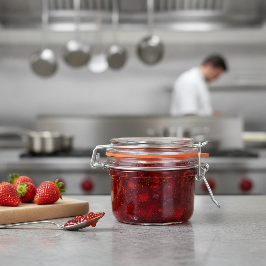 Glass Clip Top Preserve Jar 125ml for Storing Preserves