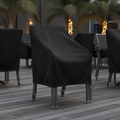Heavy-Duty Polyester Outdoor Chair Cover 700mm for Restaurants & Cafés