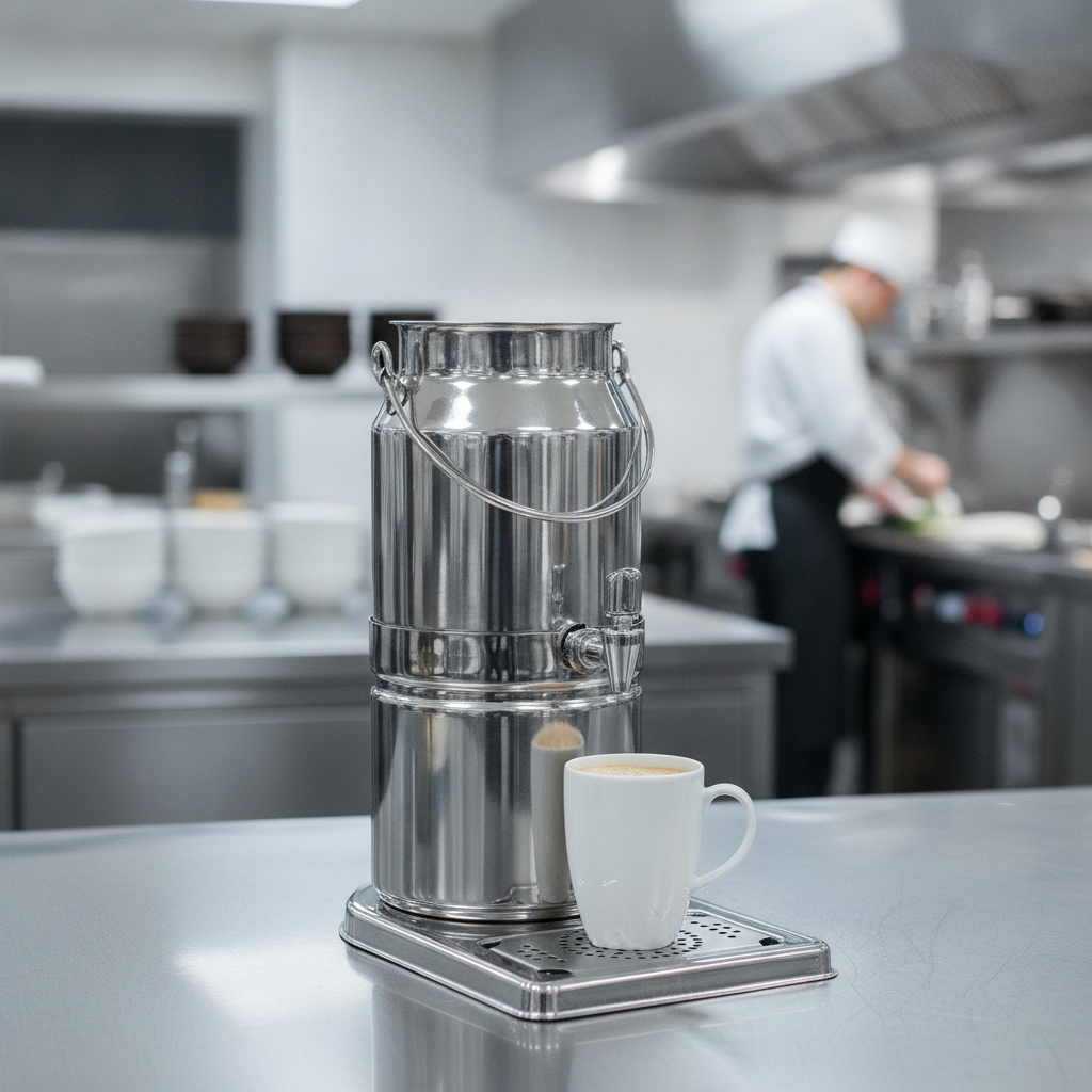 Stainless Steel Milk Dispenser 3L for Catering & Hospitality