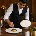 Plates 276mm White Vitrified Ceramic for Restaurants (Pack of 12)