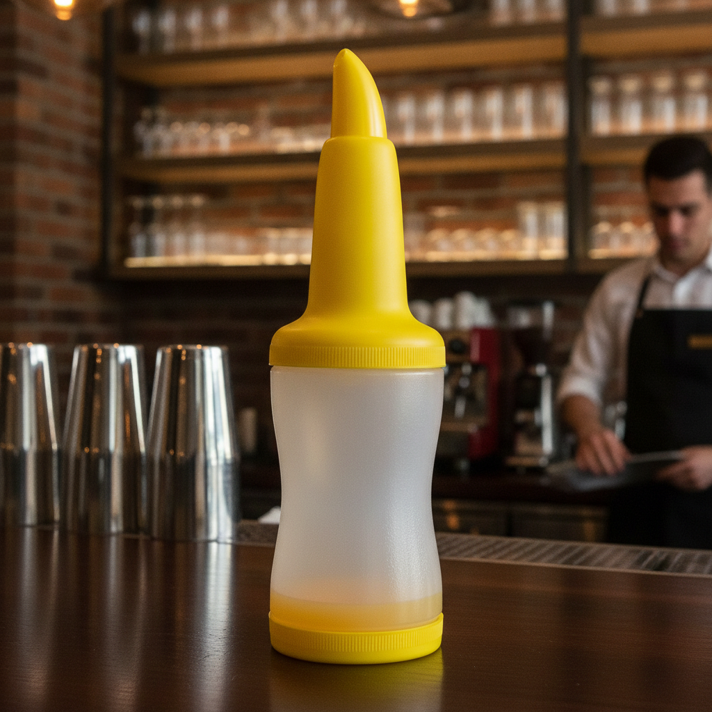 Durable Plastic Juice Pourer 1.08L for Bars & Pubs