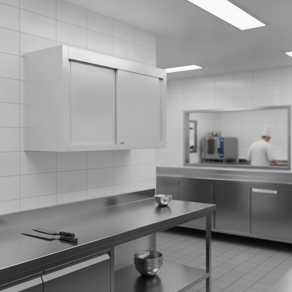 Stainless Steel Wall Cupboard 650x1200mm for Kitchen Storage