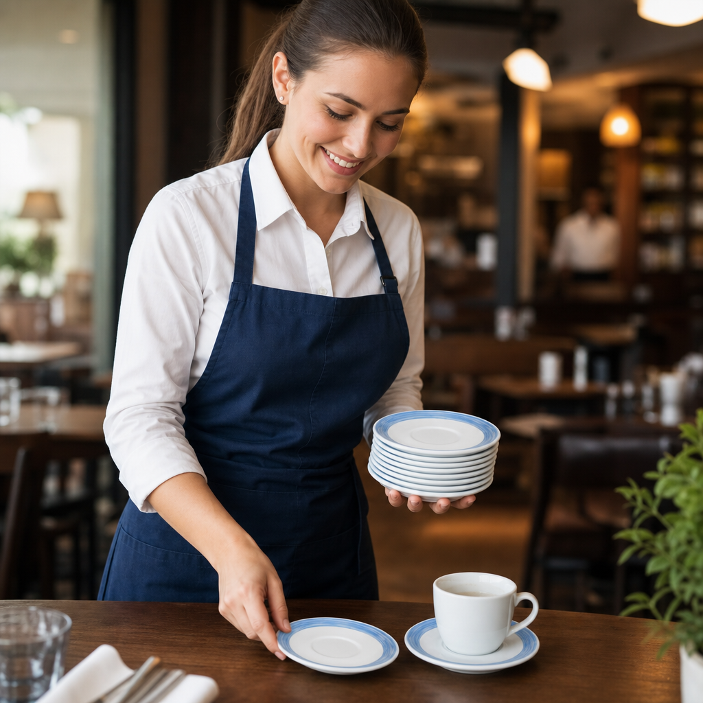 Saucers 140mm Glass for Restaurants & Cafés (Pack of 48)