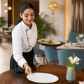 Plates 260mm Vitrified Ceramic for Restaurants (Pack of 12)