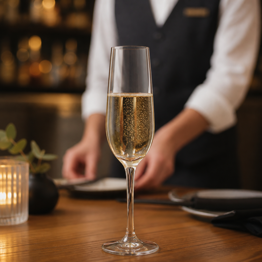 Polycarbonate Osborne Flutes 175ml for Bars & Events (Pack of 6)