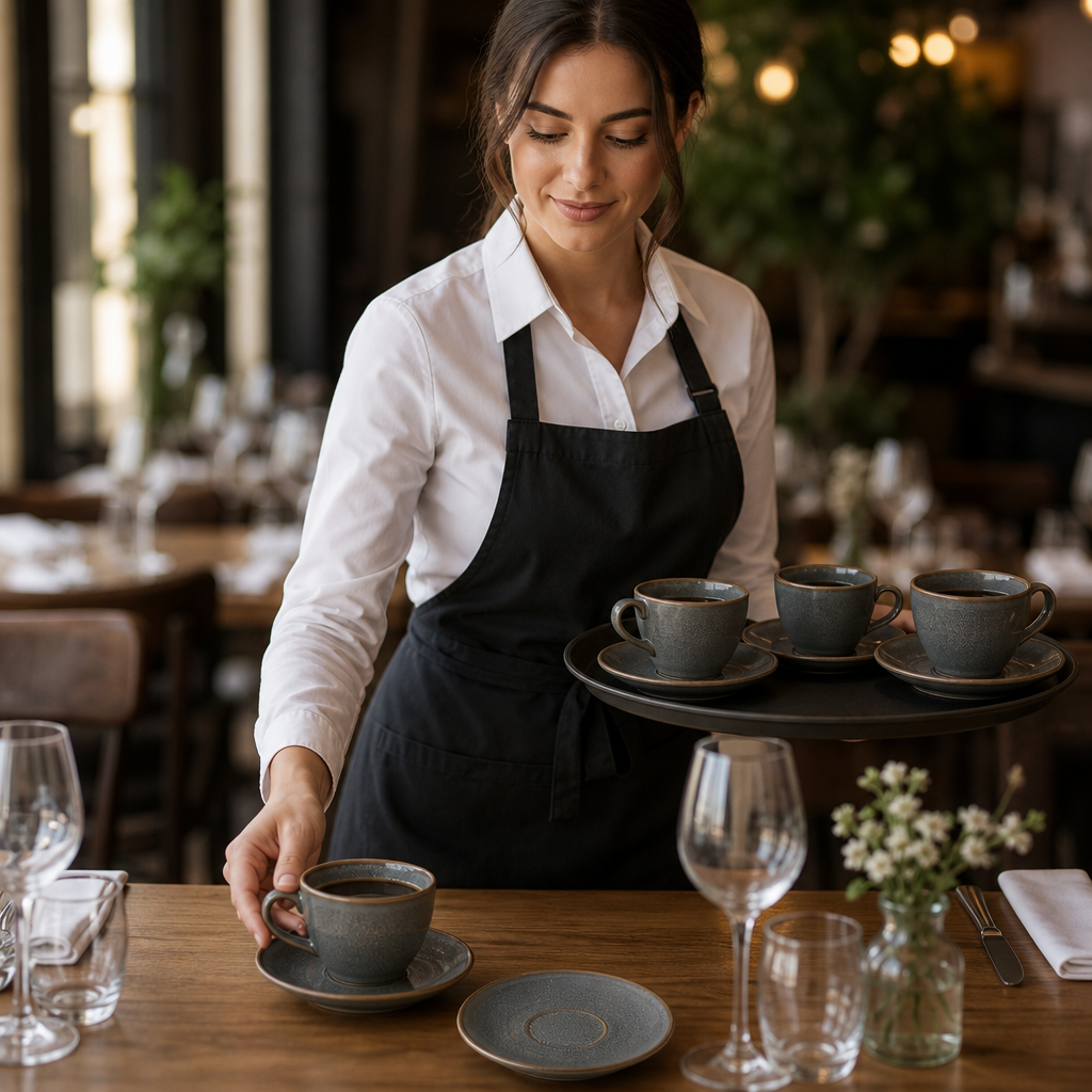 Saucers 162mm Vitrified Stoneware for Elegant Table Settings (Pack of 6)
