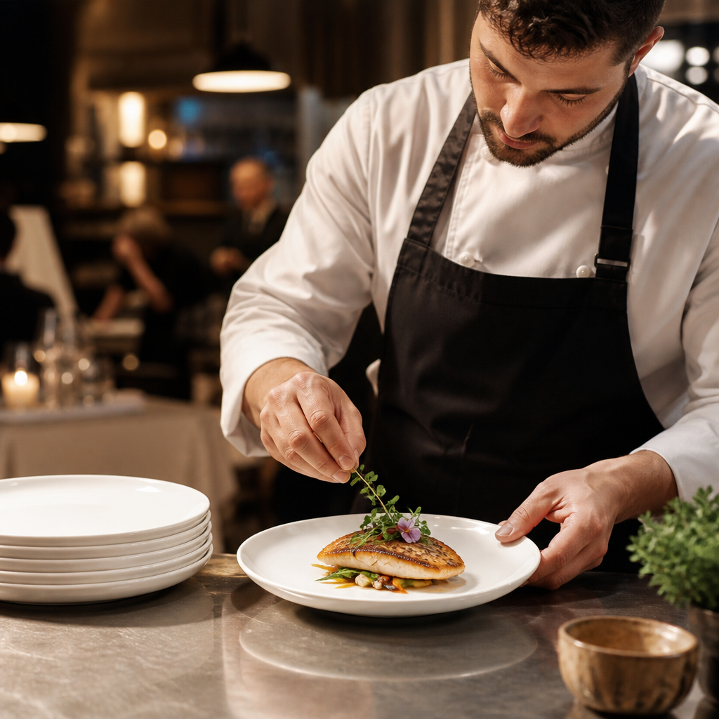 White Plates 220mm Natural Vitrified Ceramic for Hospitality Use (Pack of 6)