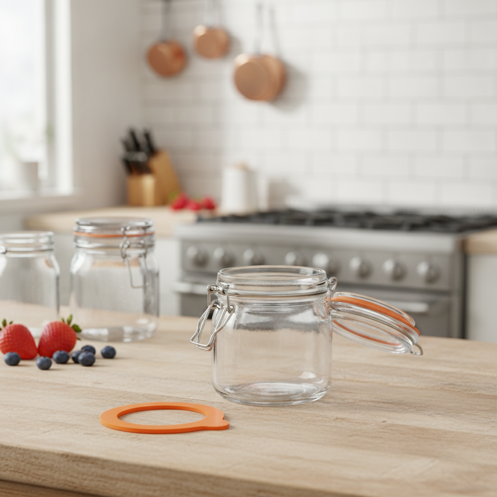 Rubber Spare Seal for Preserve Jars 200-350ml for Food Storage