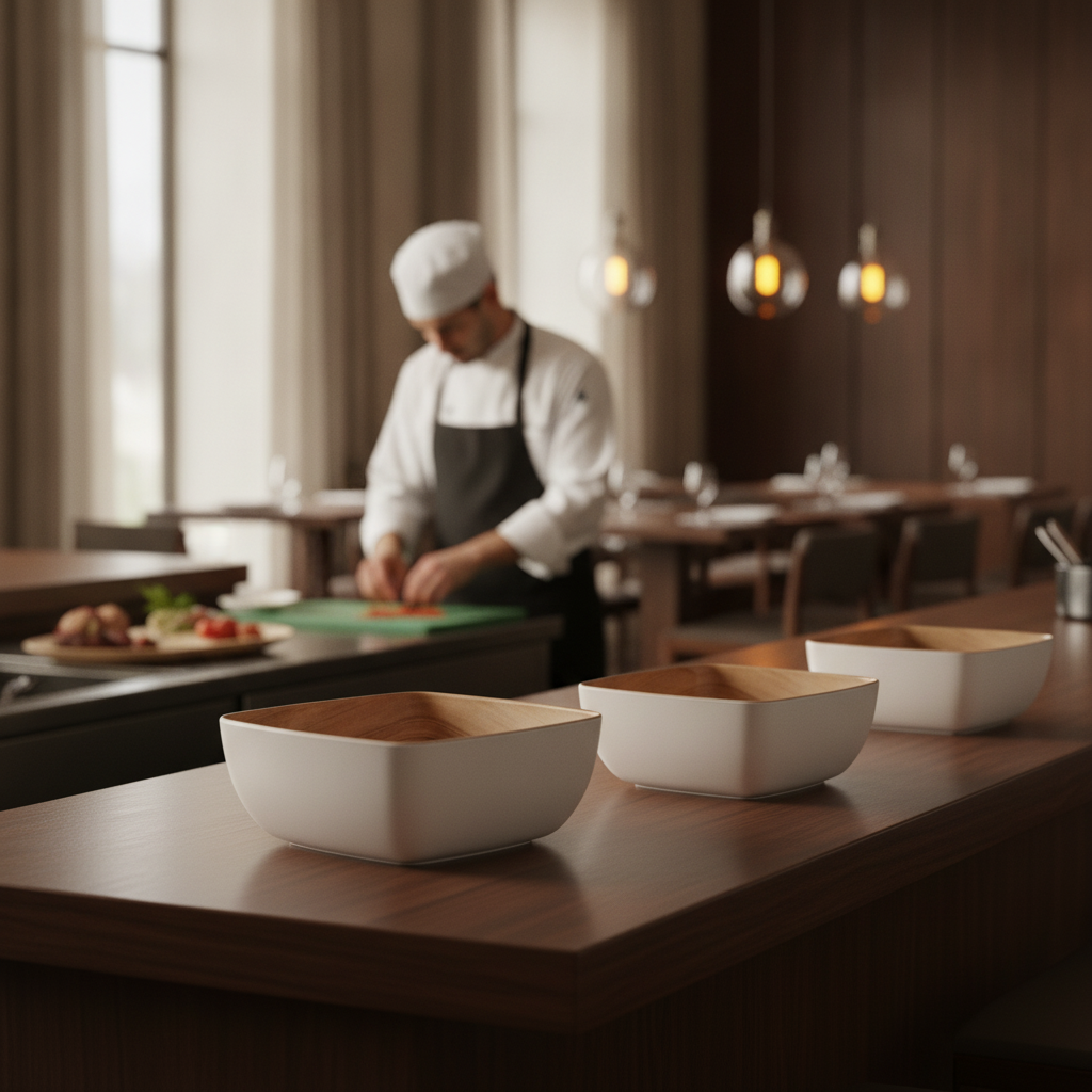 Melamine Bowl 1/6 GN for Catering Use
