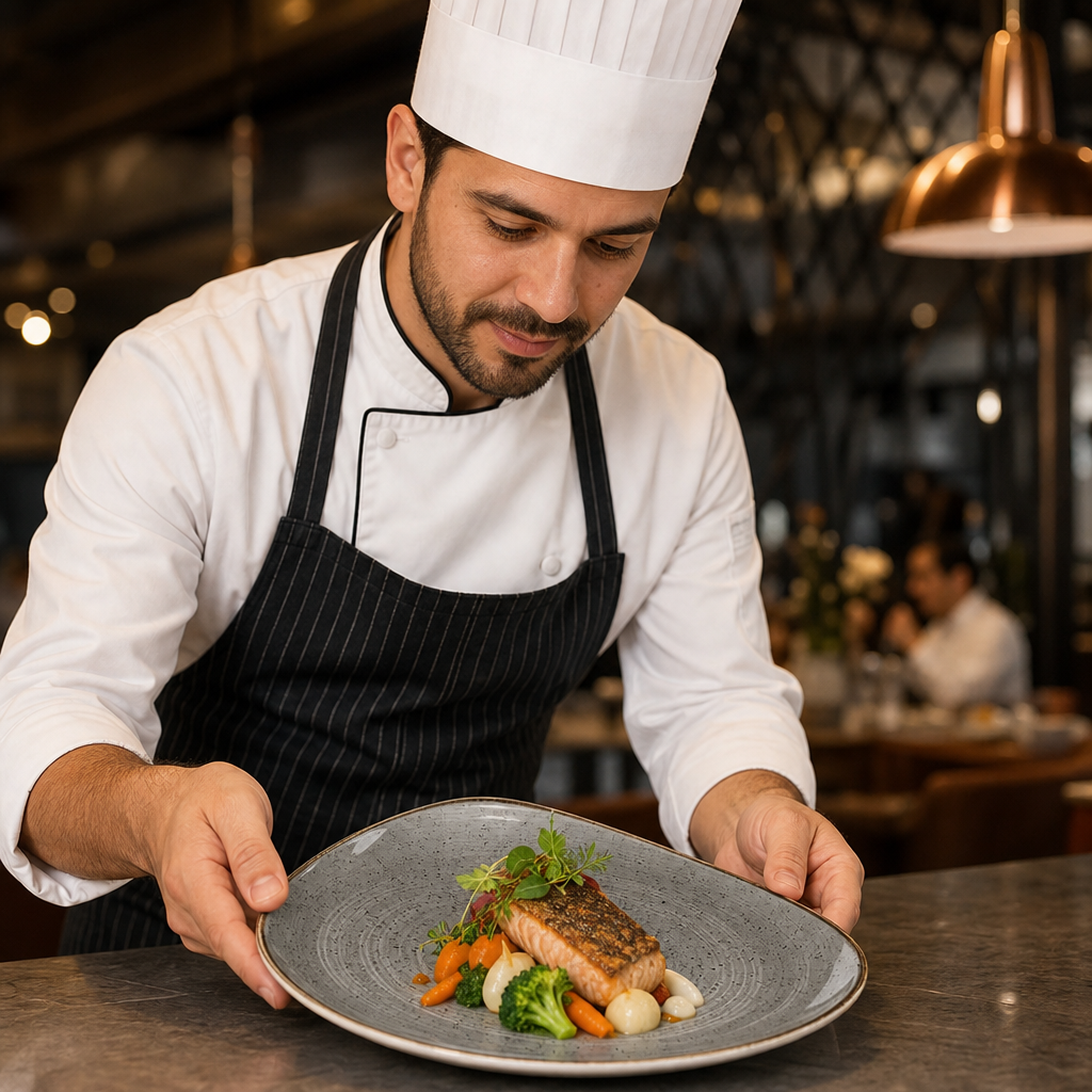 Round Plate 305mm Vitrified Ceramic for Food Presentation (Pack of 6)