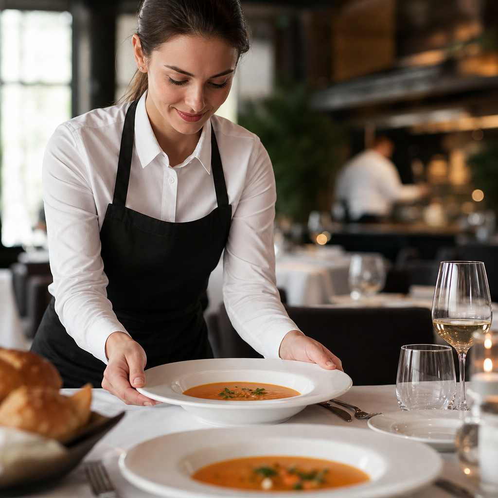 Soup Bowls 225mm Porcelain for Catering Environments (Pack of 24)