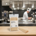 Biodegradable Wooden Skewers 180mm for BBQs & Parties (Pack of 200)
