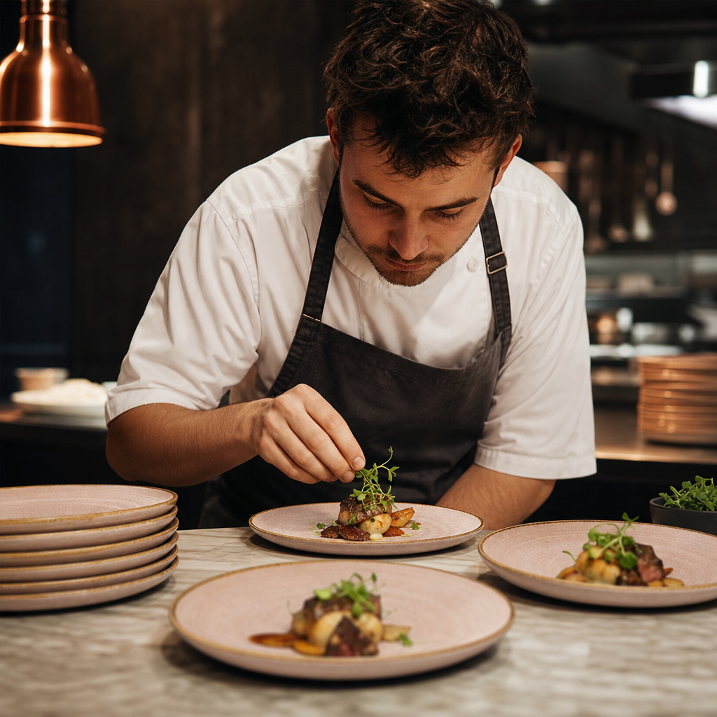 Coupe Plates 165mm Terracotta for Restaurants & Cafés (Pack of 12)