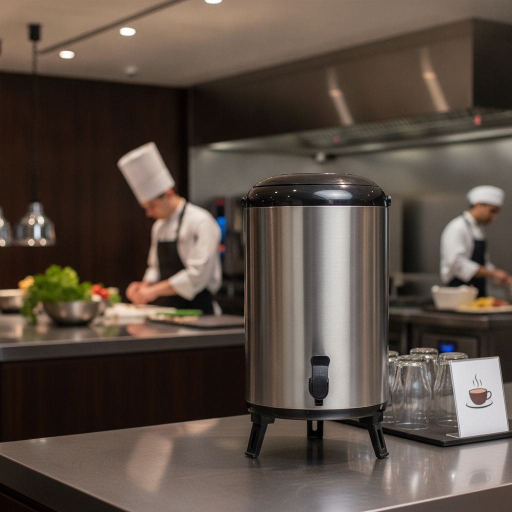 Stainless Steel Beverage Dispenser 13.5L for Events & Catering