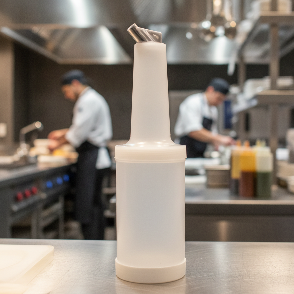 Plastic Save and Pour Bottle 946ml for Easy Ingredient Storage