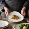 Olympia Kiln Triangular Plates 165mm for Modern Restaurants