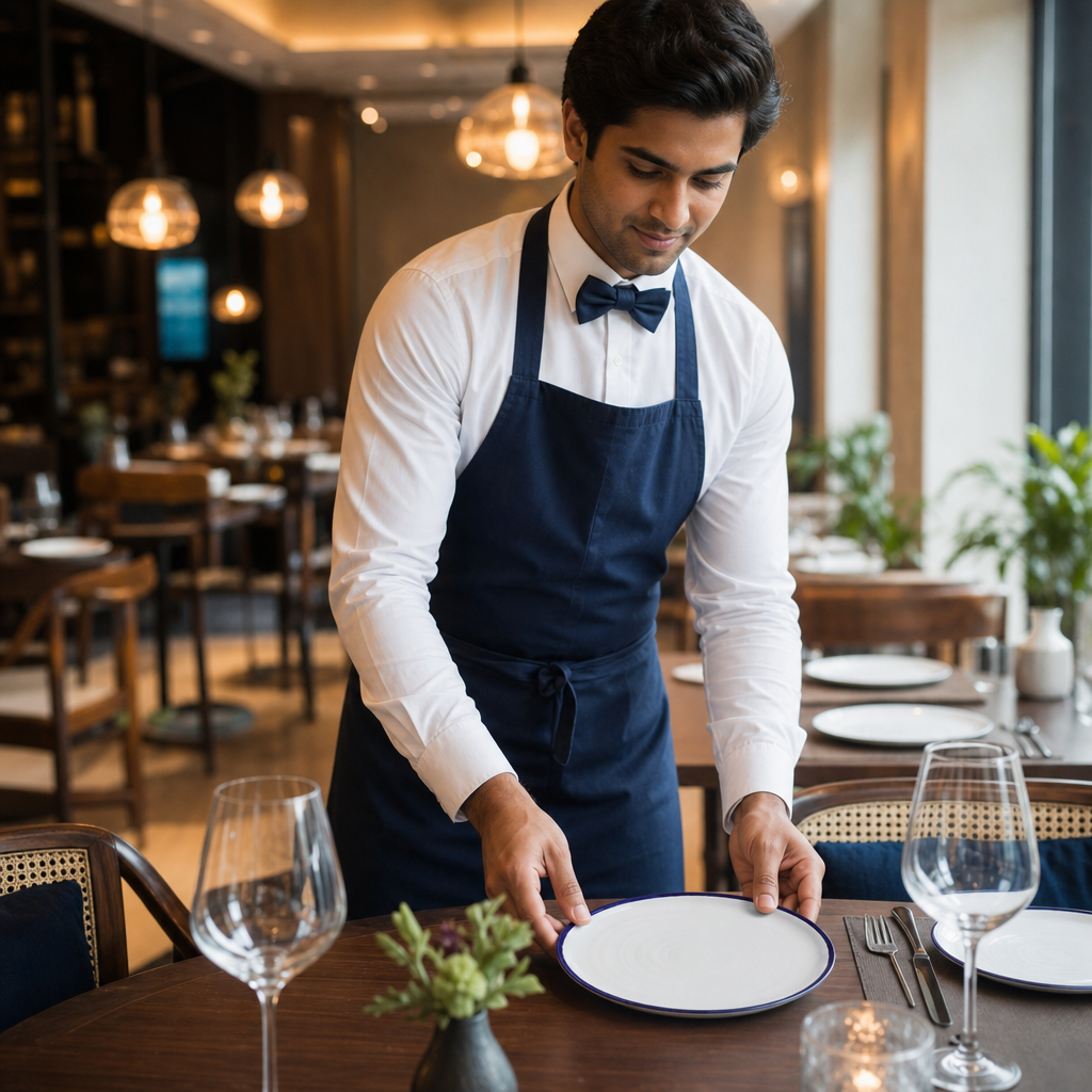 Walled Plates 210mm White Vitrified Porcelain for Stylish Dining (Pack of 6)